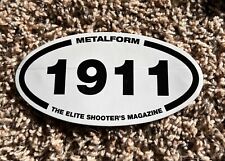 Metalform 1911 Sticker Decal