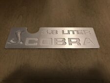 Ford 93 5.8 Liter Cobra Custom Aluminum Intake Manifold Plate Plaque Mustang