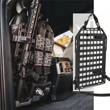 Tactical Rigid Molle Panel Car Vehicle Truck Seat Back Hunting Storage Organizer