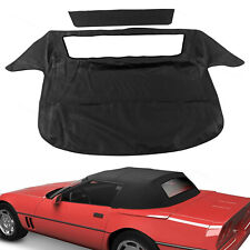 Canvas Convertible Soft Top W Plastic Window Fit For Chevy Corvette 1986-1993
