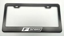 Lexus F Sport Black License Plate Frame Stainless Steel With Laser Engraved