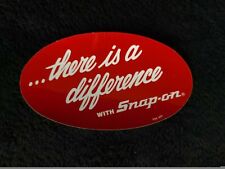 Vintage 1980s Snap-on Tools There Is A Difference Decal Sticker Never Used
