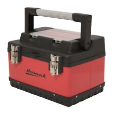 Homak Rd00122504 23 Red Metal Black Plastic Hand Carry Toolbox