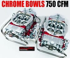 Quick Fuel Q-750-b2 750 Cfm Blower Supercharger Carbs With Lines Chrome Bowls