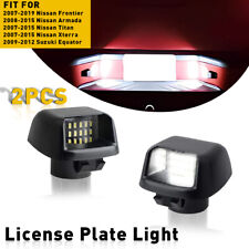2pcs 18 Led License Plate Light Lamp For Nissan Navara D40 Frontier 2006-2019 Us