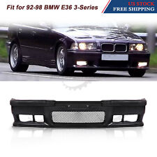 Fit 92-98 Bmw E36 3series 1pc M3 Style Replacement Front Bumper Body Kitgrille