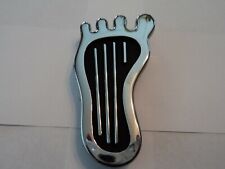 Barefoot Chrome Dimmer Switch Cover For Floor Mount Dimmers Vintage Hot Rod