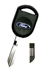 New Ford Key Shell Uncut Blade Wchip Insert Holder. No Transponder Chip A