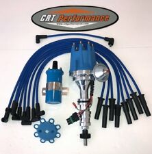 Small Cap Ford Fe 352 390 427 428 Blue Hei Distributor 45k Coil Usa Wires
