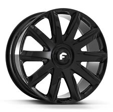 26 Inch Gloss Black Forgiato Flow 004 6x139.7 Escalade Tahoe Wheels Rims