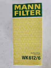 Mann-filter Wk6126 High-efficiency Diesel Fuel Filter For Smart Fortwo -05-07