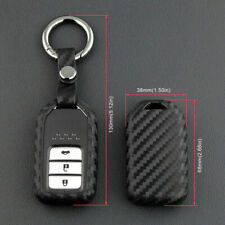 For Honda Accord 2013-2019 2020 Carbon Fiber Look Car Key Case Cover Accessories