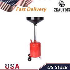 5 Gallon Portable Oil Lift Drain Adjustable Height Waster Oil Drain Tool Aodt-5
