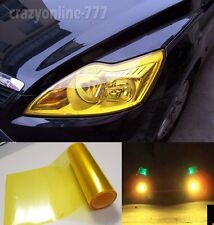 Hot Glossy Car Headlight Tint Vinyl Wrap Sticker Film Gold Yellow Bo - 12 X 60