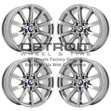 18 Bmw 528i Pvd Bright Chrome Wheels-h Rims Factory Oem 71512 Exchange 2011-...