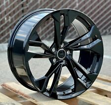 19x8.5 Black Wheels For Audi A4 A5 S4 S5 A6 A7 Q3 Q5 19 5x112 32 Rims Set