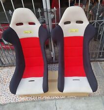 Rare Toms Racing Bucket Seat Original But New Upholstery Fabric Refurbished