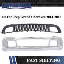 For Jeep Grand Cherokee 2014-2016 Chrome Front Lower Grille Trim Molding Cover