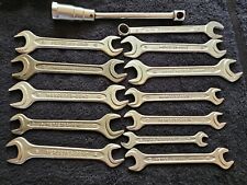 13pc Lot Mercedes-benz Dowidat Bmw Open End Wrenches Hazet Spark Plug Socket