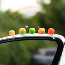 5pcs Car Auto Cute Oranges Car Rearview Mirror Accessories Dashboard Decor Gifts