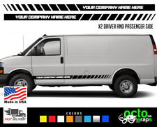 Fit Chevrolet Express 1500 2500 Van Gmc Savana Wagon Doors Decal Sticker Cargo