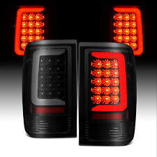 For 1993-1997 Ford Ranger Smoke Black C-bar Led Replacement Taillights Set
