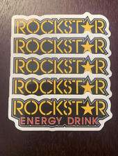 5 Rockstar Energy Stickers 3.2