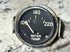 Stewart Warner Water Temp Temperature Gauge Hot Rat Rod 220 Degrees Survivor