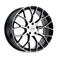  4 Petrol Wheels P2b - Gloss Black W Machined Face 4x100 16x7 40mm
