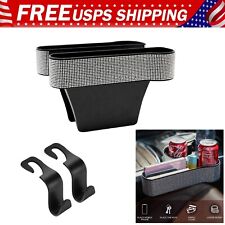 2pack Car Seat Gap Filler Organizer With Cup Holder Car Console Side Storage Box