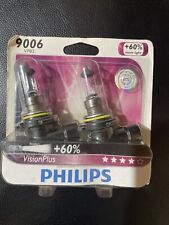 2x Philips 9006 Hb4 Upgrade Vision Plus More Bright Halogen Light Bulb Beam 55w