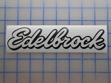 Edelbrock Sticker 3 5 7.5 11 Intake Carb Performer Jets Ls Heads Efi Camaro