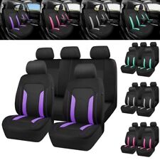For Honda Car Seat Cover Front Rear Full Set 5-seat Breathable Protector Cushion
