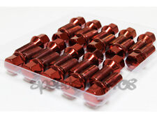Z Racing 28mm Red Lug Bolts 12x1.5mm For Mini Cooper 02-06 Cone Seat
