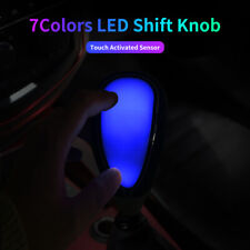 Universal Car Auto Gear Shift Knob Led Light Blue Color Touch Activated Sensor