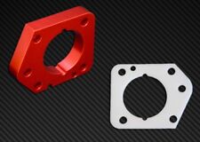Torque Solution Throttle Body Spacer Red Fits Honda Civic Lxexdx R18 06-11