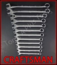 Craftsman Tools 23pc Polished Chrome Sae Metric 12pt Combination Wrench Set