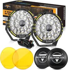 Auxbeam 9inch Round 360-pro Led Work Light Spot Driving Lamp Offroad Truck Suv