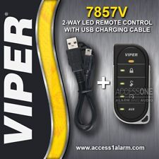 Viper 7857v 2-way Led Remote Control With Usb Charger And Manual For Viper 4806v