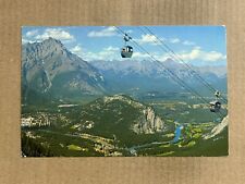 Postcard Banff Alberta Canada Sulphur Mountain Gondola Lift Vintage Rockies Pc