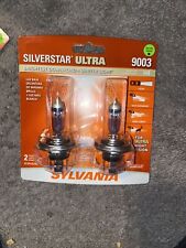 Sylvania Silverstar Ultra 9003 Pair Set Headlight Halogen Bulbs