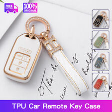 For Honda Br-v Hr-v Civic 5 Button Remote Smart Tpu Key Fob Cover Case Keychain