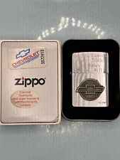 Vintage 1998 Chevy Emblem Personalized Birthday Chrome Zippo Lighter