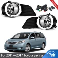 Front Bumper Fog Lights Driving Lampsswitchbulbs For 2011-2017 Toyota Sienna