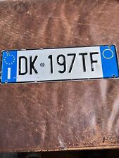 Italy Italian License Plate Tag Dk 197 Tf Eurostars Foreign Front Tag