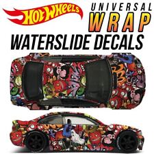 164 Scale Wrap Pattern Custom Waterslide Decal For Hot Wheels