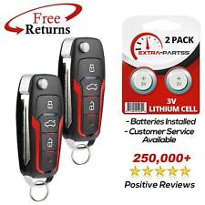 2 For 2010 2011 2012 2013 2014 Ford Mustang Keyless Entry Remote Fob Flip Key