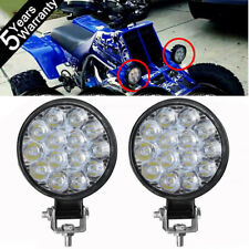 2 X 4 Led Work Light Flood Spot Lights For Truck Off Road Tractor Atv Round 48w