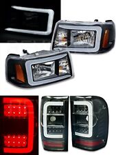 2001-2011 Ford Ranger Black C Bar Headlights Led Tail Lights Black
