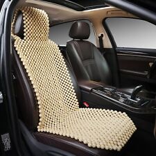 Wooden Beaded Car Seat Cover Massaging Wood Beads Cooling Seat Cushion Cover 1pc